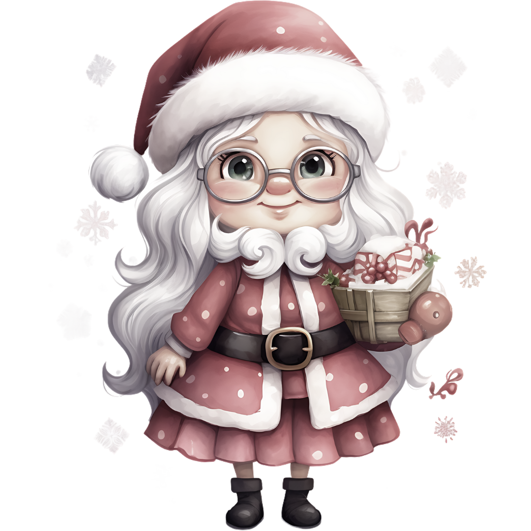 Bügelbild - Plott - Weihnachtsoma - 10,5cm x 14cm