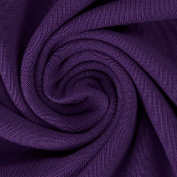 Baumwolljersey - Jersey Stoff Uni - Violett