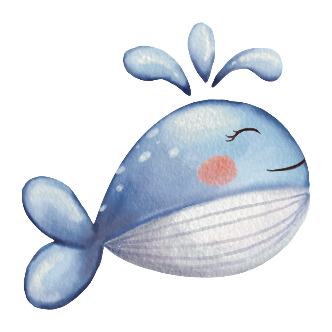 Bügelbild - Plott -  Wal - 10cm x 10cm