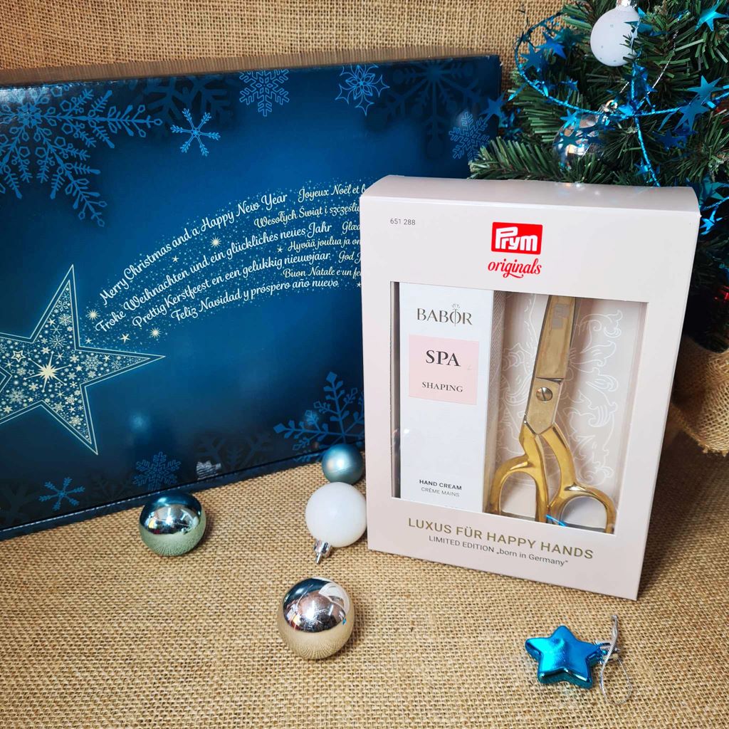 Weihnachtsgeschenk - Prym Originals - Schneiderschere und BABOR SPA Handcreme - Limited Edition