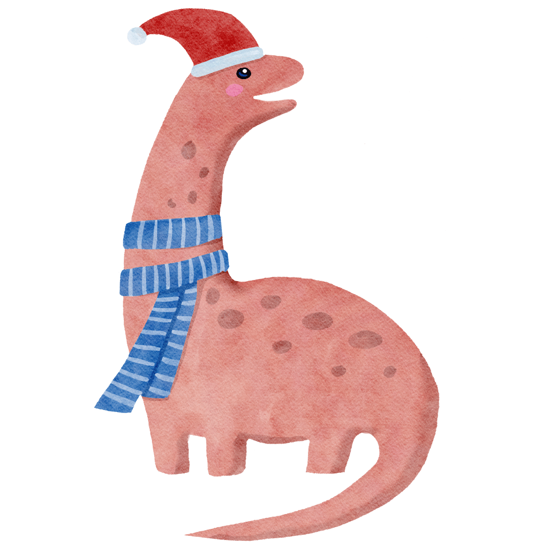 Bügelbild - Plott - Weihnachtsdino- 9,9cm x 12cm